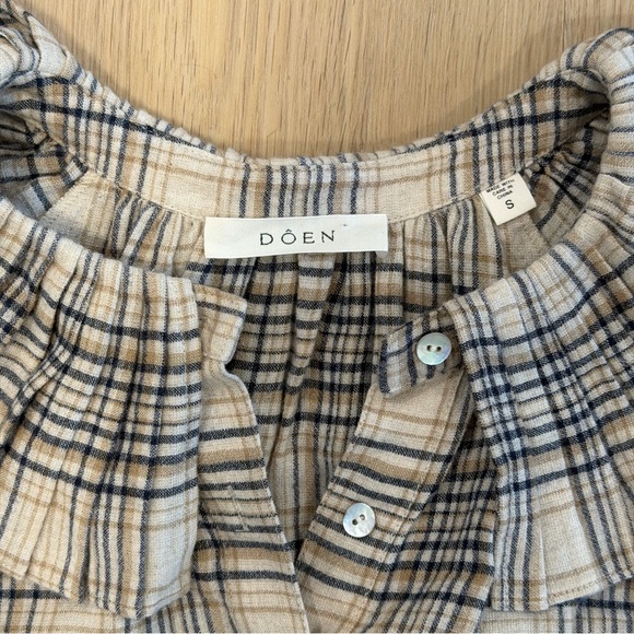 NWOT Dôen ruffled collar dress - Picture 5 of 13